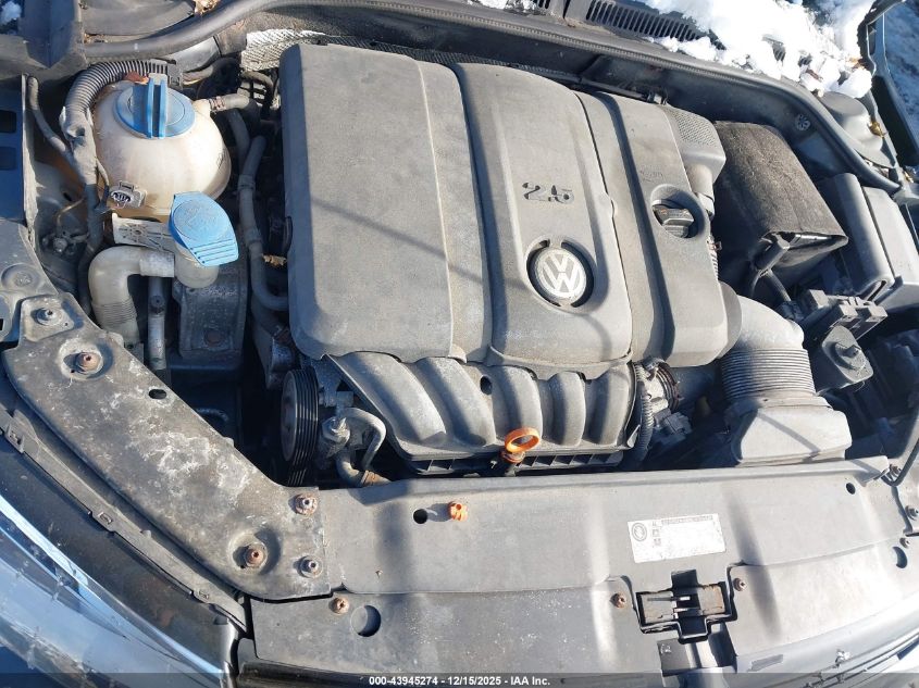 2011 Volkswagen Jetta 2.5L Se VIN: 3VWDZ7AJ3BM363798 Lot: 43945274