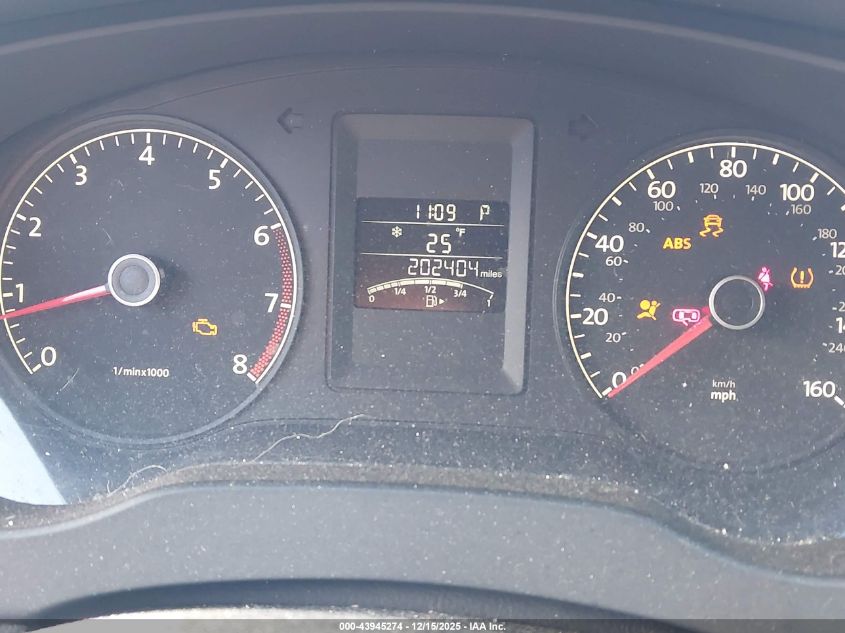 2011 Volkswagen Jetta 2.5L Se VIN: 3VWDZ7AJ3BM363798 Lot: 43945274