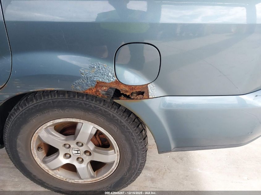 2006 Honda Pilot Ex-L VIN: 2HKYF18556H535134 Lot: 43945287