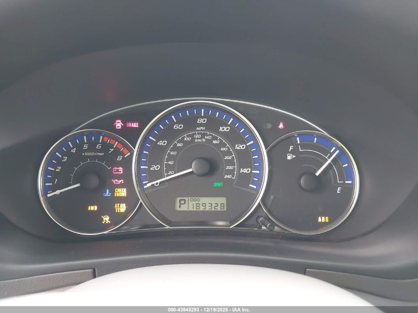 2010 Subaru Forester 2.5X VIN: JF2SH6BC7AH763343 Lot: 43945293