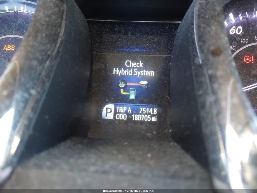 2014 Toyota Avalon Hybrid Limited VIN: 4T1BD1EB6EU027745 Lot: 43945296