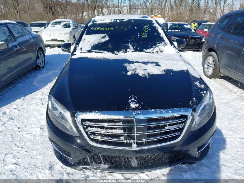 2014 Mercedes-Benz S 550 4Matic VIN: WDDUG8FB3EA030248 Lot: 43945302