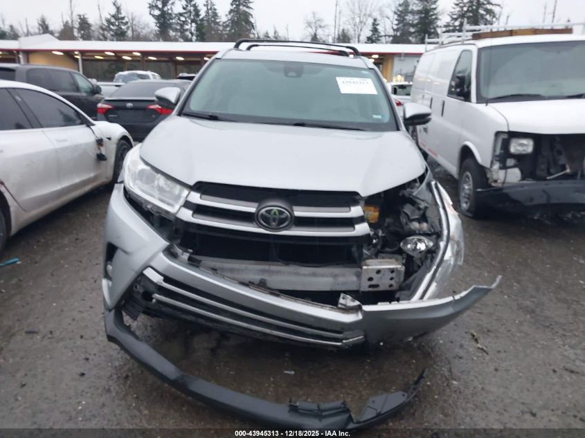 2017 Toyota Highlander Xle VIN: 5TDJZRFH7HS512147 Lot: 43945313