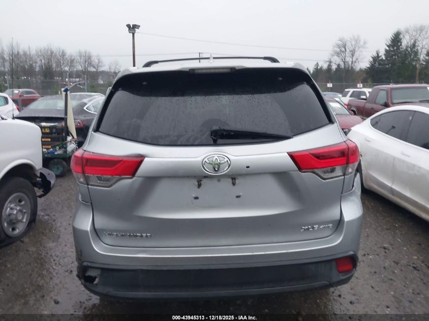 2017 Toyota Highlander Xle VIN: 5TDJZRFH7HS512147 Lot: 43945313