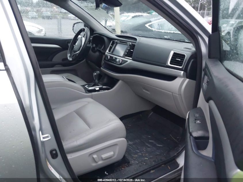 2017 Toyota Highlander Xle VIN: 5TDJZRFH7HS512147 Lot: 43945313