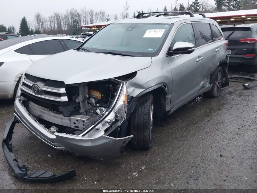 2017 Toyota Highlander Xle VIN: 5TDJZRFH7HS512147 Lot: 43945313