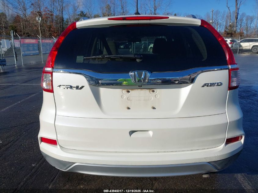 2016 Honda Cr-V Ex-L VIN: 5J6RM4H7XGL076557 Lot: 43945317