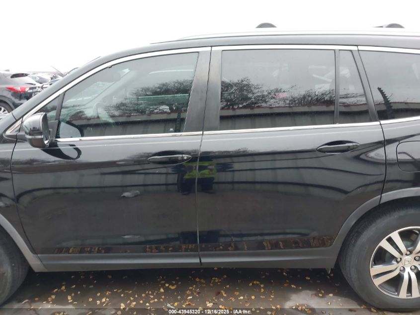 2017 Honda Pilot Ex-L VIN: 5FNYF5H57HB034948 Lot: 43945320