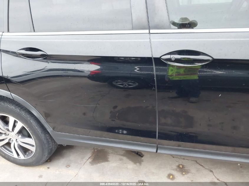 2017 Honda Pilot Ex-L VIN: 5FNYF5H57HB034948 Lot: 43945320