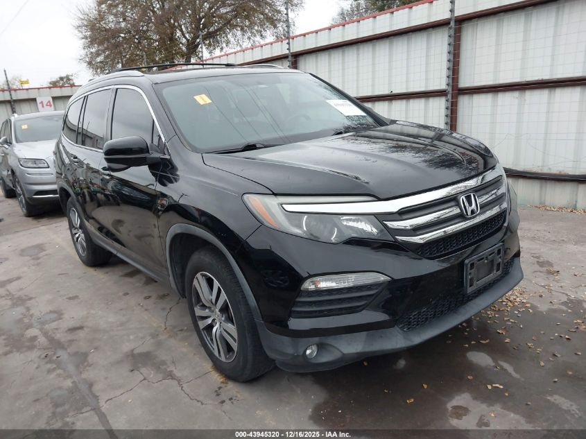 2017 Honda Pilot Ex-L VIN: 5FNYF5H57HB034948 Lot: 43945320