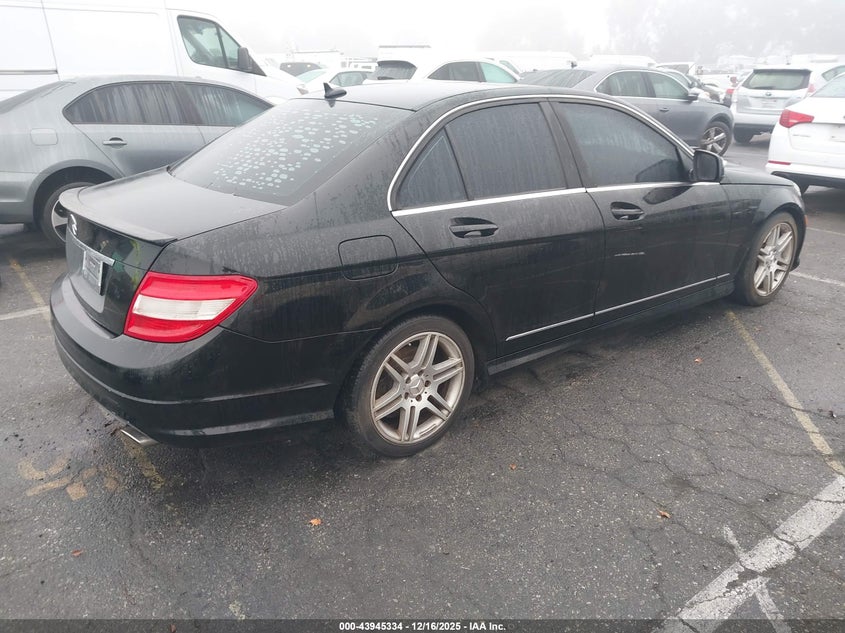 WDDGF56X58F108269 2008 MERCEDES-BENZ C-KLASSE photo no. 4