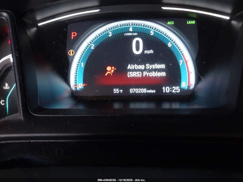 2021 Honda Civic Lx VIN: 2HGFC2F67MH558245 Lot: 43945336