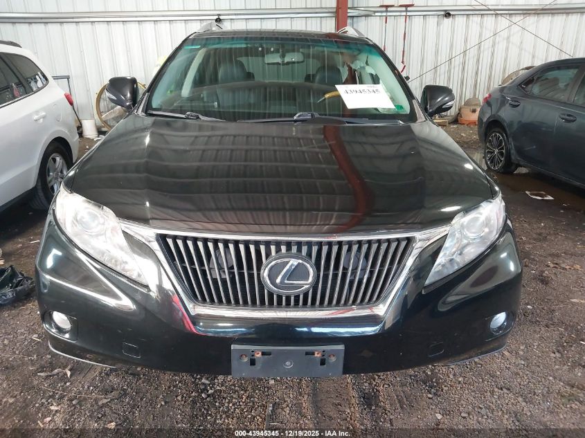 2010 Lexus Rx 350 VIN: 2T2BK1BA4AC037330 Lot: 43945345