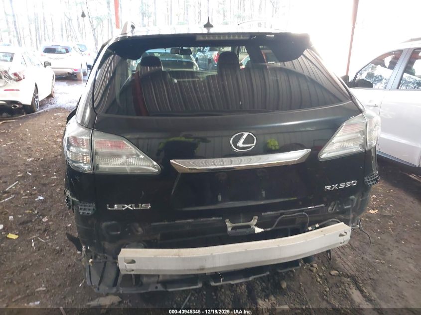 2010 Lexus Rx 350 VIN: 2T2BK1BA4AC037330 Lot: 43945345