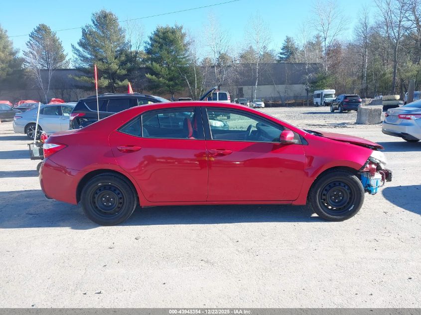 2016 Toyota Corolla Le VIN: 2T1BURHEXGC638726 Lot: 43945354