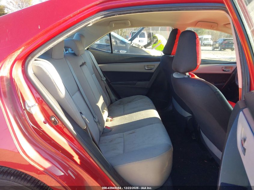 2016 Toyota Corolla Le VIN: 2T1BURHEXGC638726 Lot: 43945354