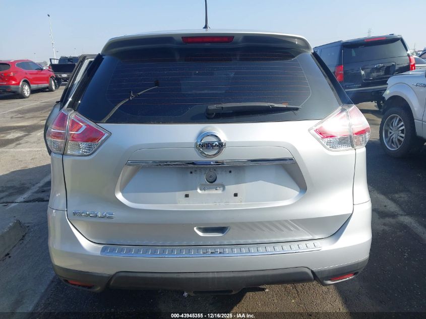 2016 Nissan Rogue S VIN: KNMAT2MT6GP653056 Lot: 43945355