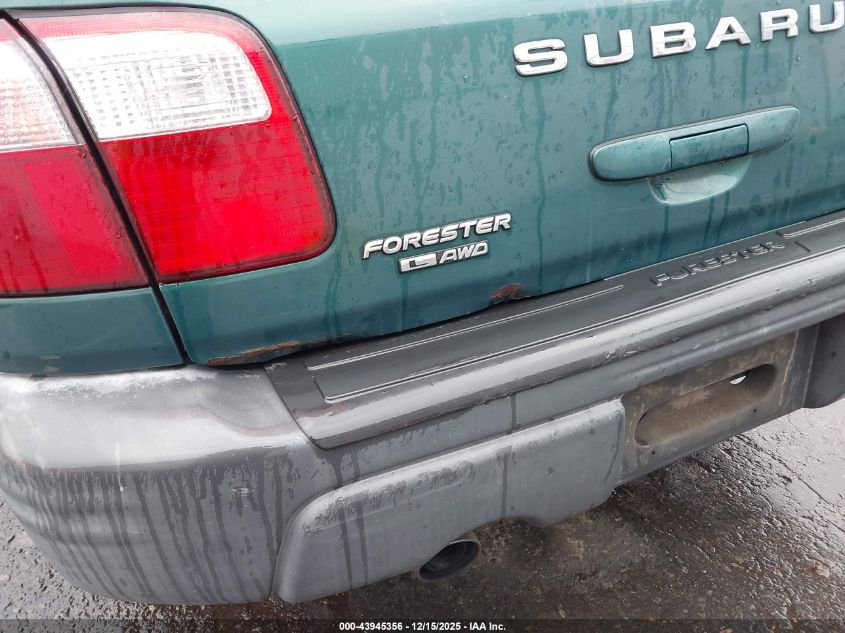 2001 Subaru Forester L VIN: JF1SF63521H733290 Lot: 43945356