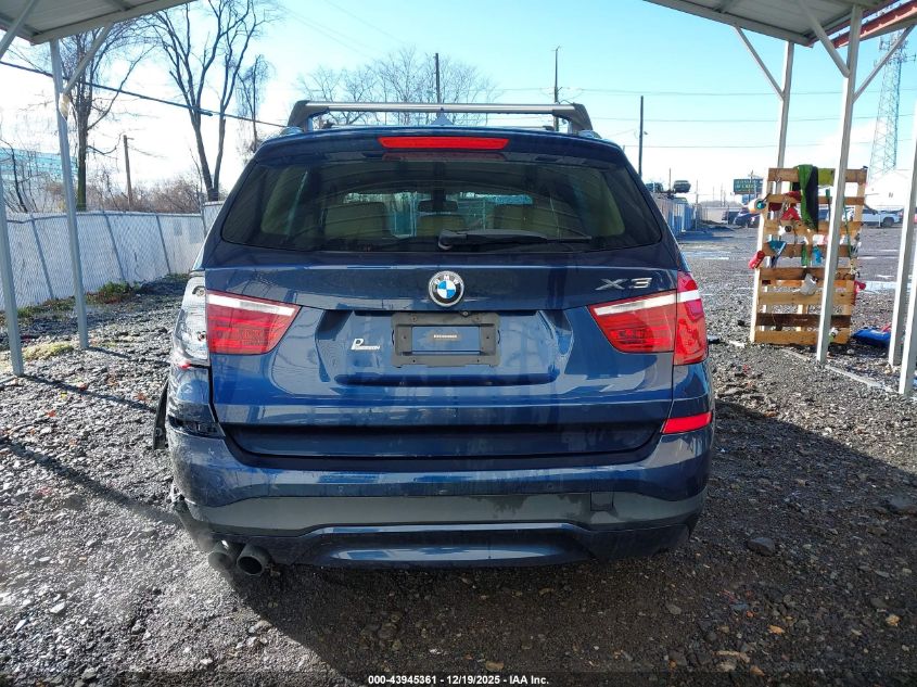 2016 BMW X3 xDrive28I VIN: 5UXWX9C57G0D91872 Lot: 43945361