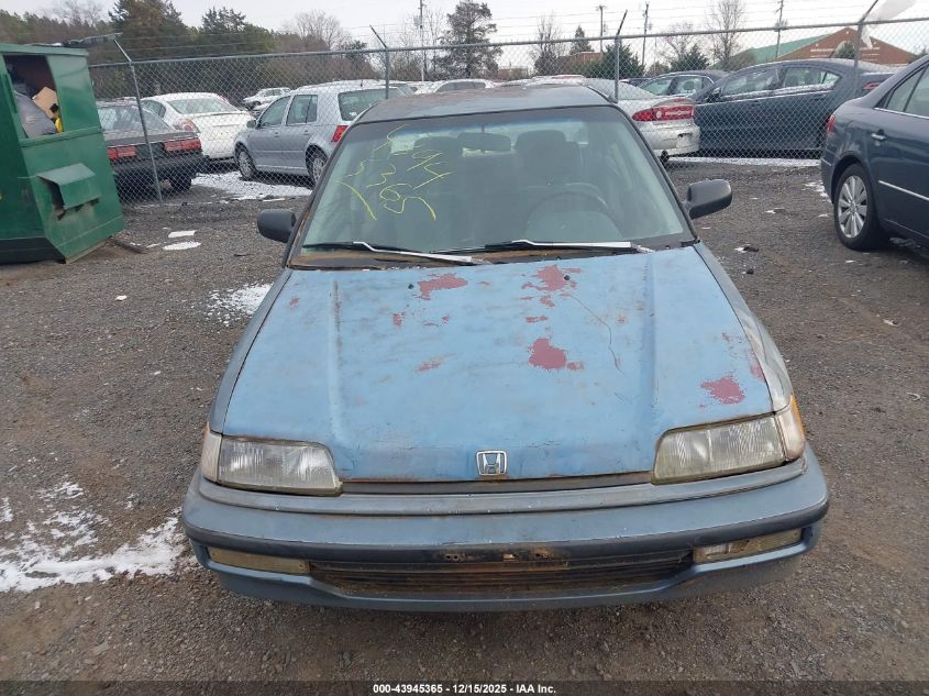 1990 Honda Civic Ex VIN: 1HGED4568LA039871 Lot: 43945365