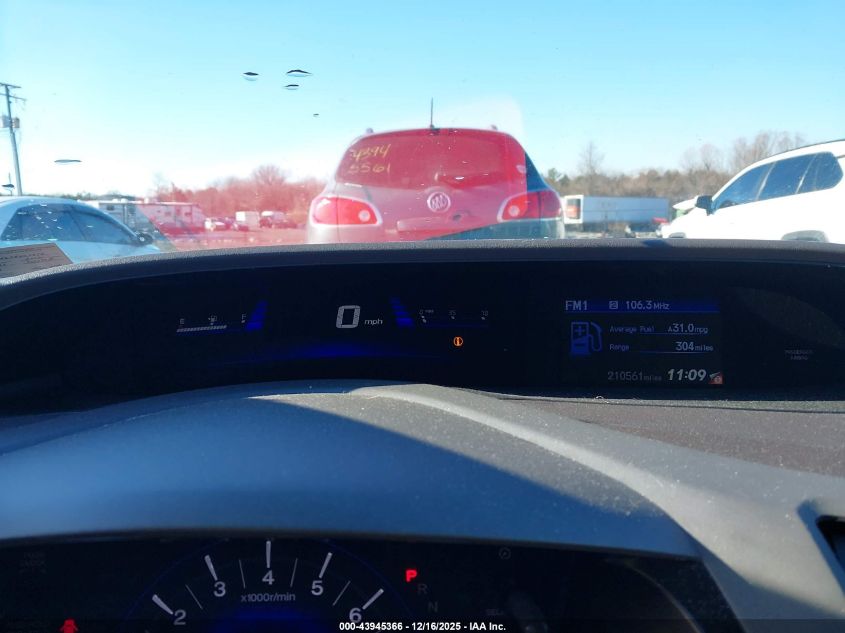 2012 Honda Civic Lx VIN: 19XFB2F55CE077834 Lot: 43945366