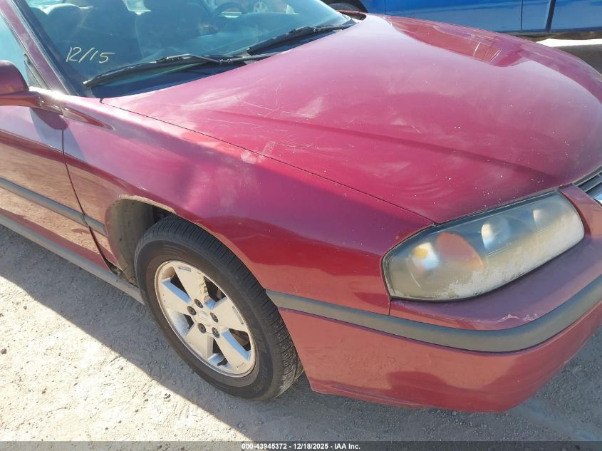 2005 Chevrolet Impala VIN: 2G1WF52E059237723 Lot: 43945372