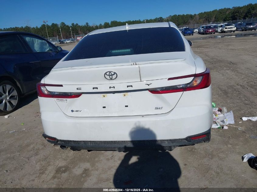 2025 Toyota Camry Se VIN: 4T1DAACK8SU631247 Lot: 43945384