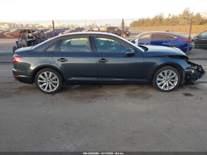 2017 Audi A4 2.0T Ultra Premium VIN: WAUGMAF40HN069155 Lot: 43945396