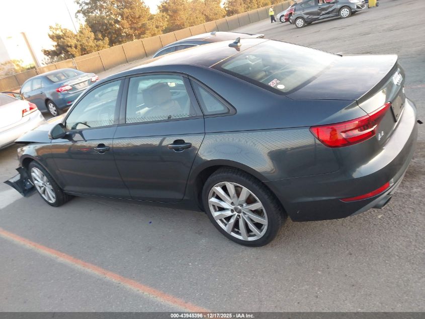 2017 Audi A4 2.0T Ultra Premium VIN: WAUGMAF40HN069155 Lot: 43945396