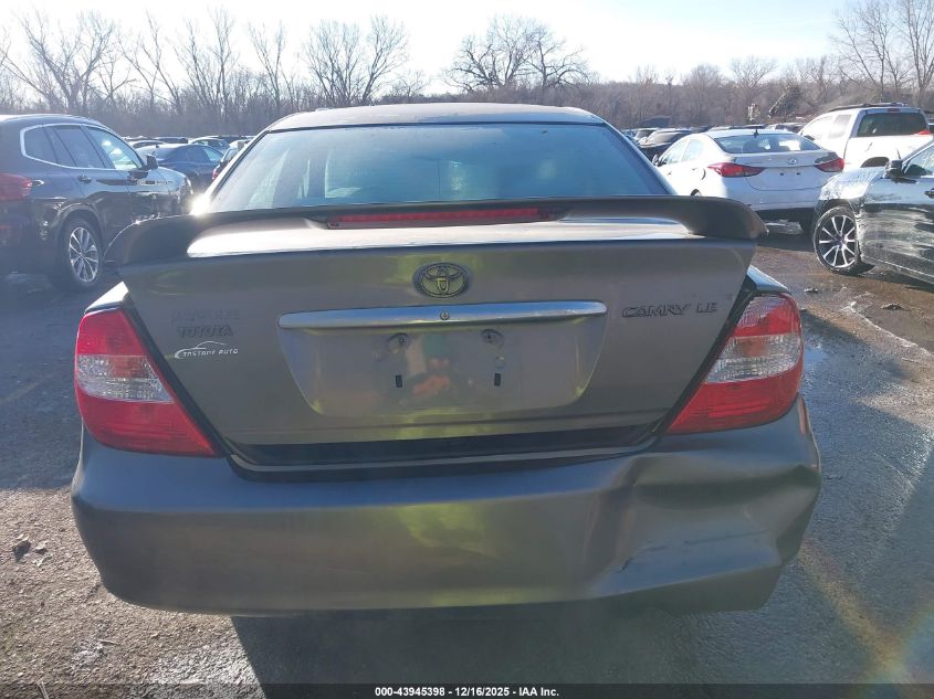 2003 Toyota Camry Le VIN: 4T1BE30K63U725138 Lot: 43945398
