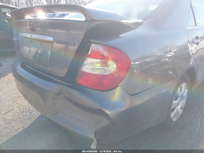 2003 Toyota Camry Le VIN: 4T1BE30K63U725138 Lot: 43945398