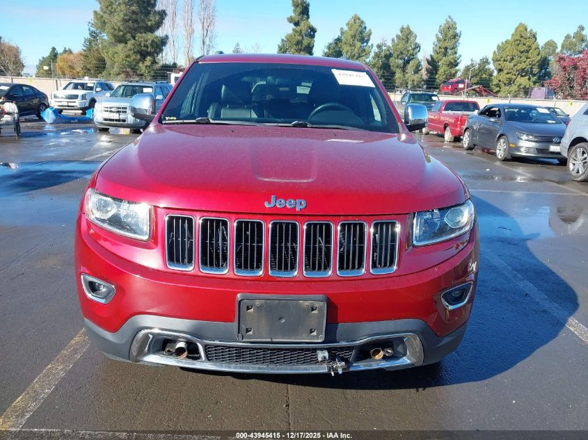 2014 Jeep Grand Cherokee Limited VIN: 1C4RJFBG3EC100844 Lot: 43945415