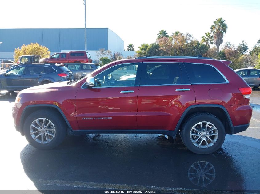 2014 Jeep Grand Cherokee Limited VIN: 1C4RJFBG3EC100844 Lot: 43945415