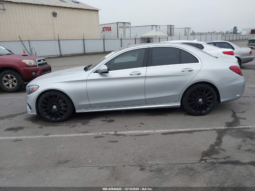 2016 Mercedes-Benz C 300 Sport VIN: 55SWF4JB2GU128802 Lot: 43945420