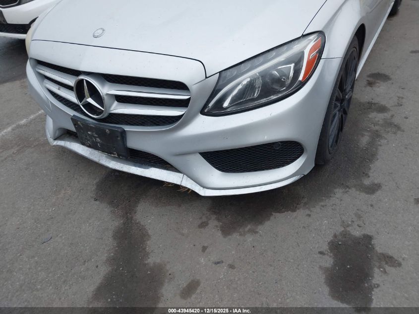2016 Mercedes-Benz C 300 Sport VIN: 55SWF4JB2GU128802 Lot: 43945420