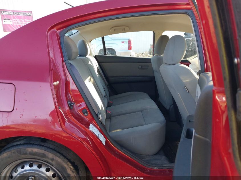 2010 Nissan Sentra 2.0 VIN: 3N1AB6AP2AL619638 Lot: 43945427