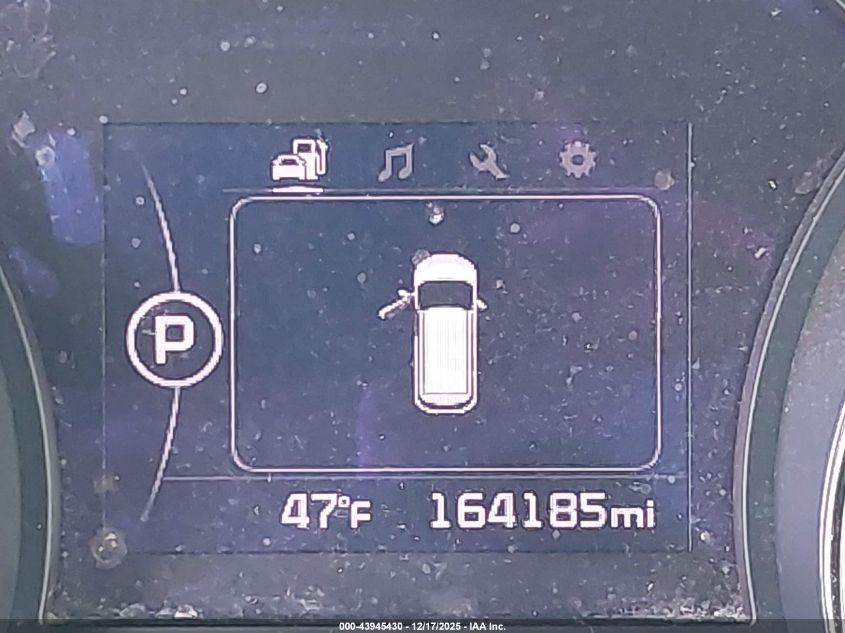 2017 Kia Sedona Lx VIN: KNDMB5C16H6238960 Lot: 43945430