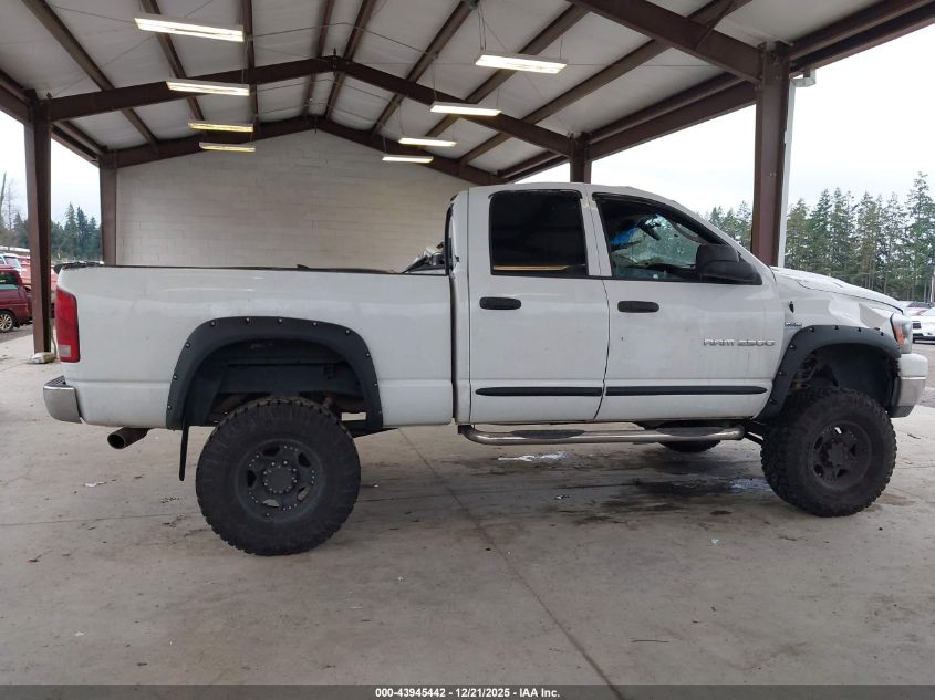 2006 Dodge Ram 2500 Slt/Trx4 Off Road/Sport/Power Wagon VIN: 1D7KS28D26J221842 Lot: 43945442