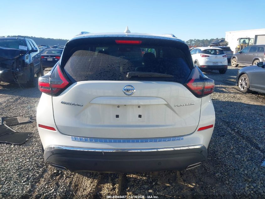 2020 Nissan Murano Platinum Fwd VIN: 5N1AZ2DJ4LN128463 Lot: 43945457