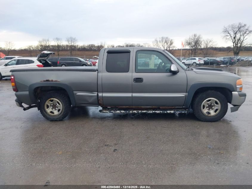 2001 GMC Sierra 1500 Sle VIN: 2GTEC19T711311091 Lot: 43945460