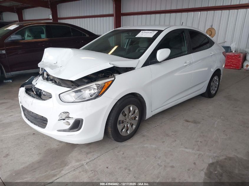 2017 Hyundai Accent Se VIN: KMHCT4AE9HU319323 Lot: 43945462