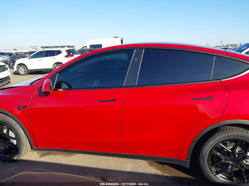 2023 Tesla Model Y Awd/Long Range Dual Motor All-Wheel Drive VIN: 7SAYGDEE0PA145965 Lot: 43945494