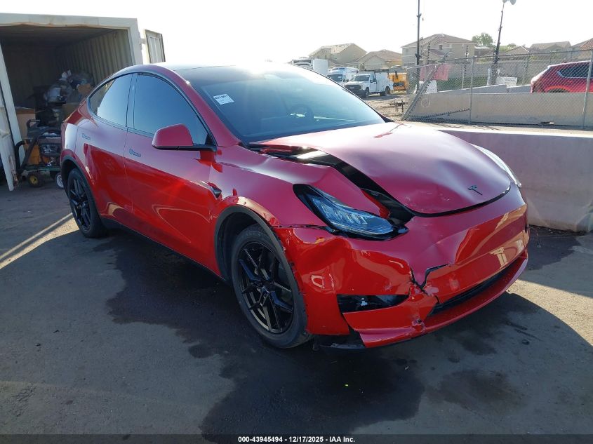 2023 Tesla Model Y Awd/Long Range Dual Motor All-Wheel Drive VIN: 7SAYGDEE0PA145965 Lot: 43945494