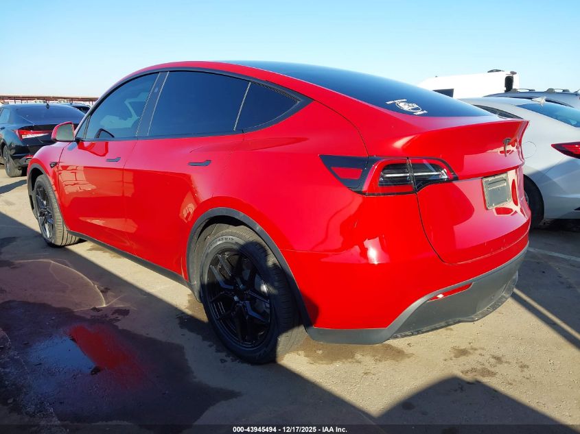 2023 Tesla Model Y Awd/Long Range Dual Motor All-Wheel Drive VIN: 7SAYGDEE0PA145965 Lot: 43945494