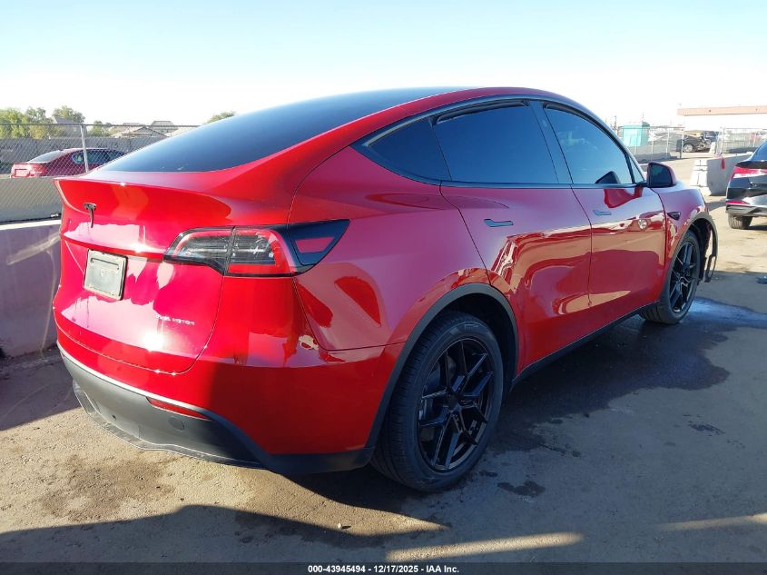 2023 Tesla Model Y Awd/Long Range Dual Motor All-Wheel Drive VIN: 7SAYGDEE0PA145965 Lot: 43945494