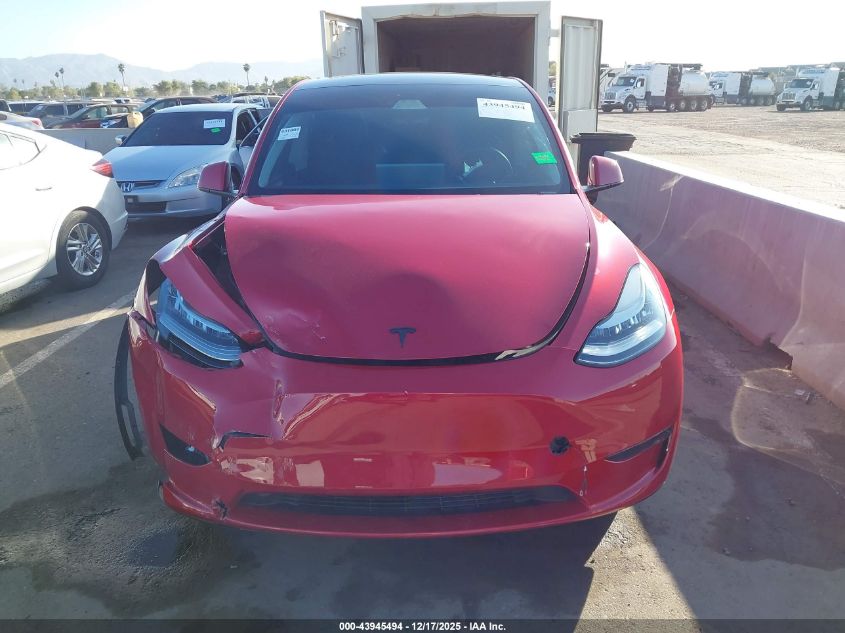 2023 Tesla Model Y Awd/Long Range Dual Motor All-Wheel Drive VIN: 7SAYGDEE0PA145965 Lot: 43945494