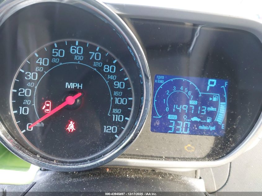 2013 Chevrolet Spark 1Lt Auto VIN: KL8CD6S92DC504790 Lot: 43945497