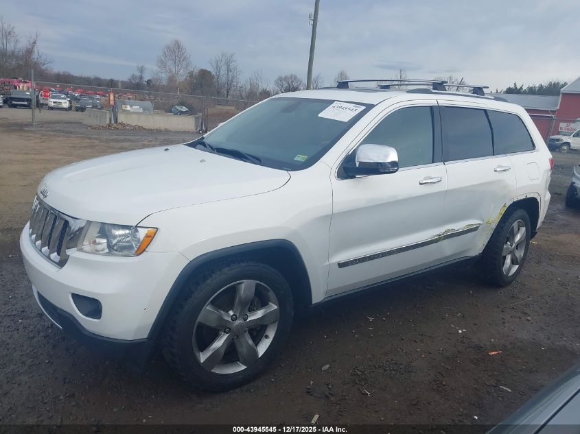 2013 Jeep Grand Cherokee Overland VIN: 1C4RJFCT2DC544288 Lot: 43945545