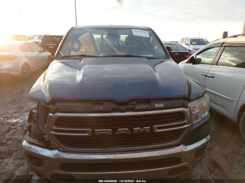 2021 Ram 1500 Big Horn 4X4 6'4 Box VIN: 1C6SRFBT8MN618689 Lot: 43945546