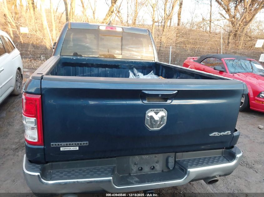 2021 Ram 1500 Big Horn 4X4 6'4 Box VIN: 1C6SRFBT8MN618689 Lot: 43945546